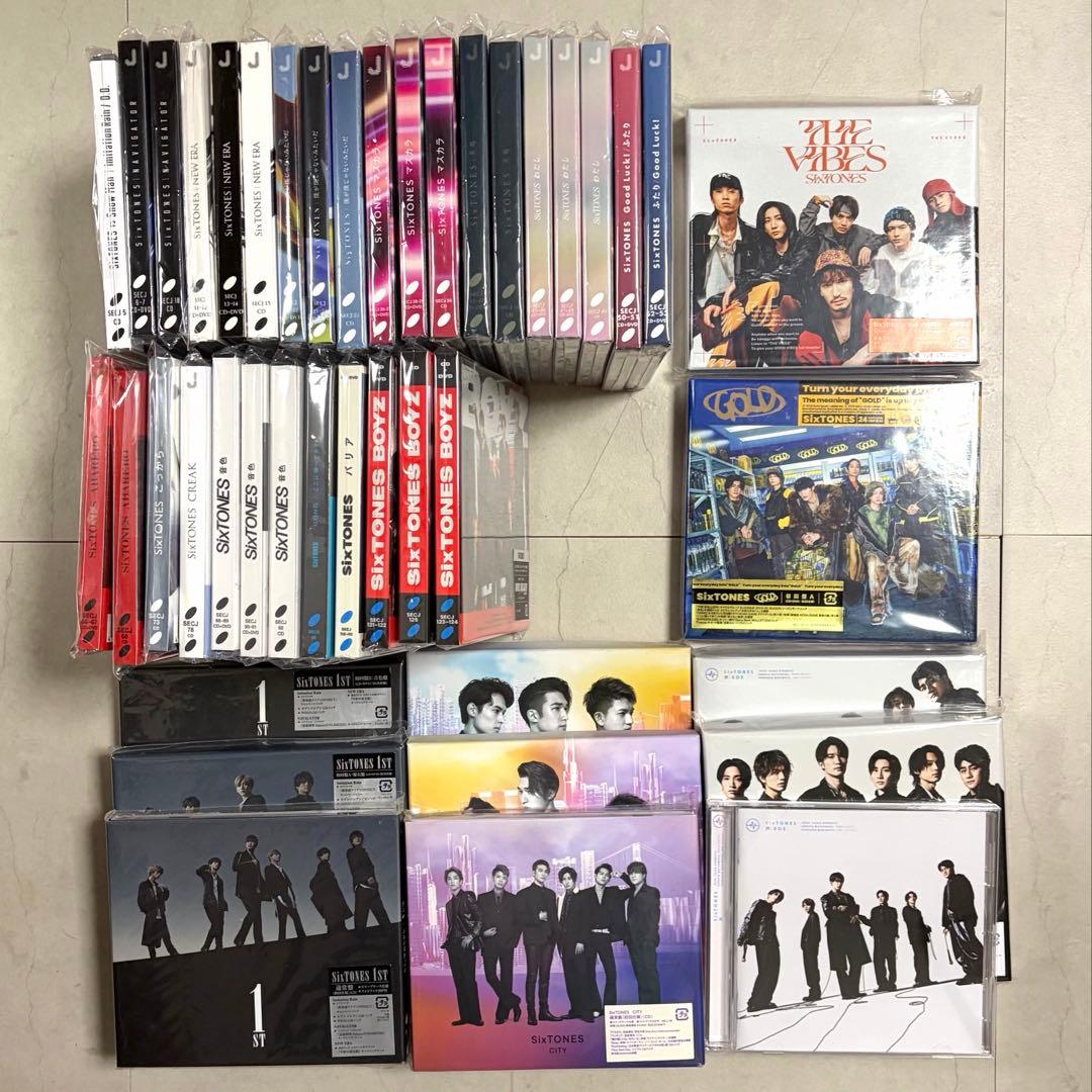 SixTONES CD まとめ売り（シングル31枚＋アルバム11枚）計42枚