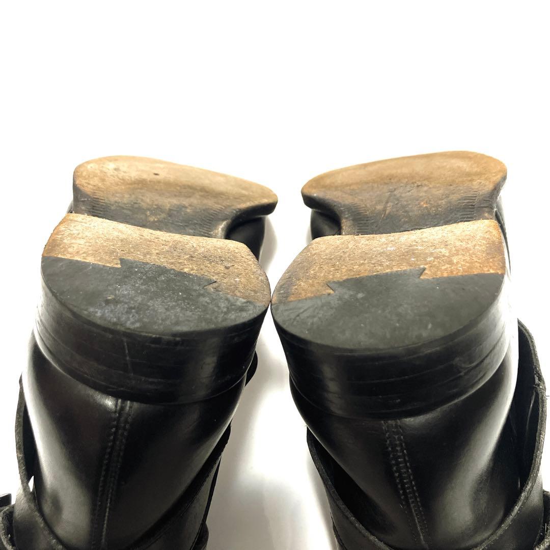 あ*ぇ様 BURBERRY バーバリー ブラック ジョッパーブーツ アンクルスト