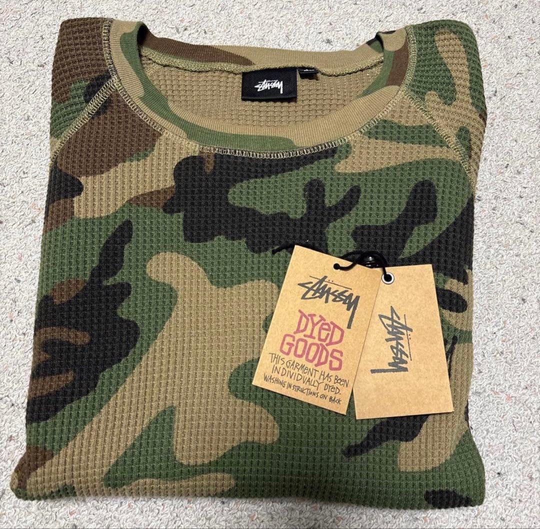 Stussy 迷彩柄 サーマル - メルカリ