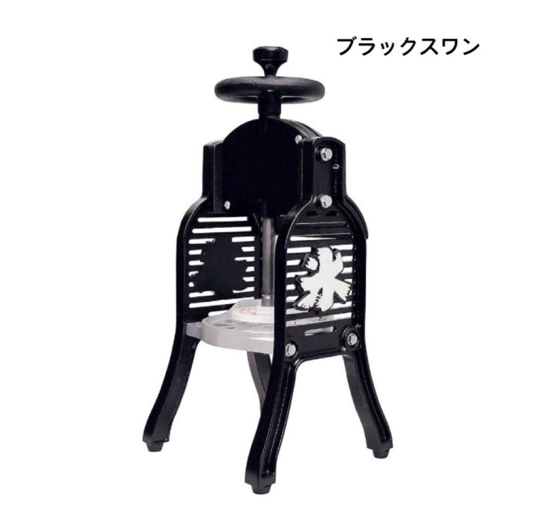 ※期間限定価格※【新品】ブラックスワン　手動式かき氷機 池永鉄工 氷削機 かき氷機 BLACK SWAN W ブラックスワン バラ氷対応