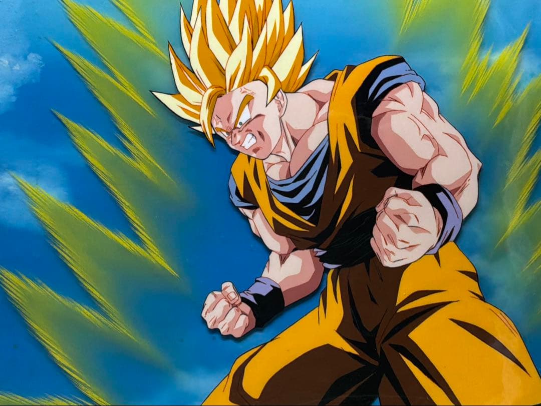 j*い様 ドラゴンボールZ 大判セル画 孫悟空 超サイヤ人2 - メルカリ