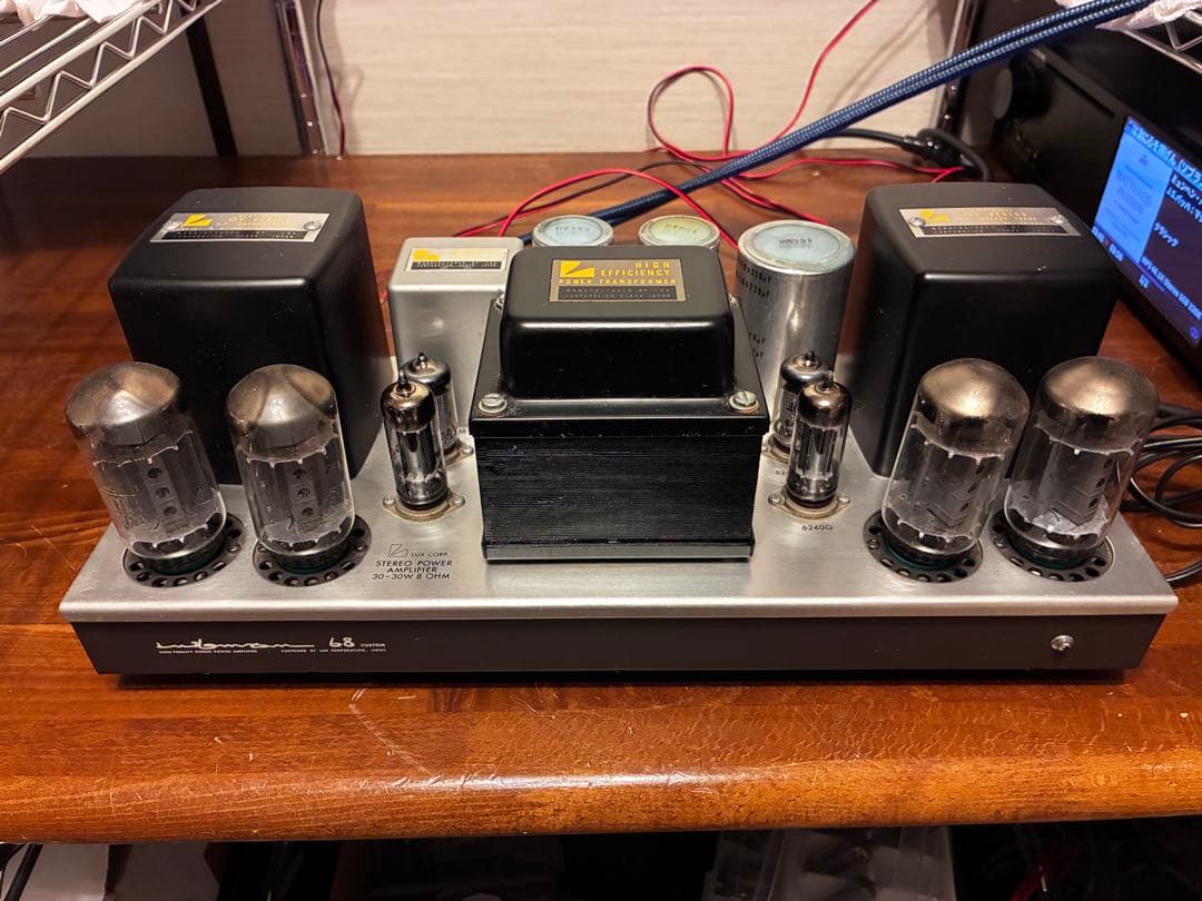 Luxman MQ68C MQ68 customラックスマン 真空管アンプ LUXMAN ラックスマン MQ68C 管球式ステレオパワーアンプ - 中古
