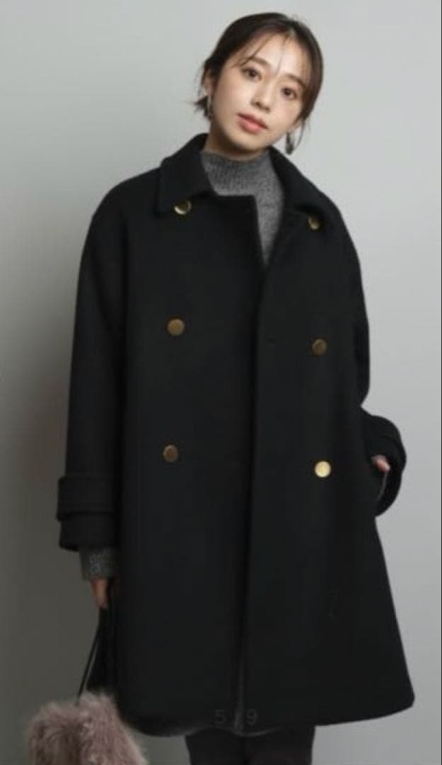 美品JUSGLITTY スタンダードPコート　黒 2026年最新】JUSGLITTY スタンダードpコートの人気アイテム - メルカリ