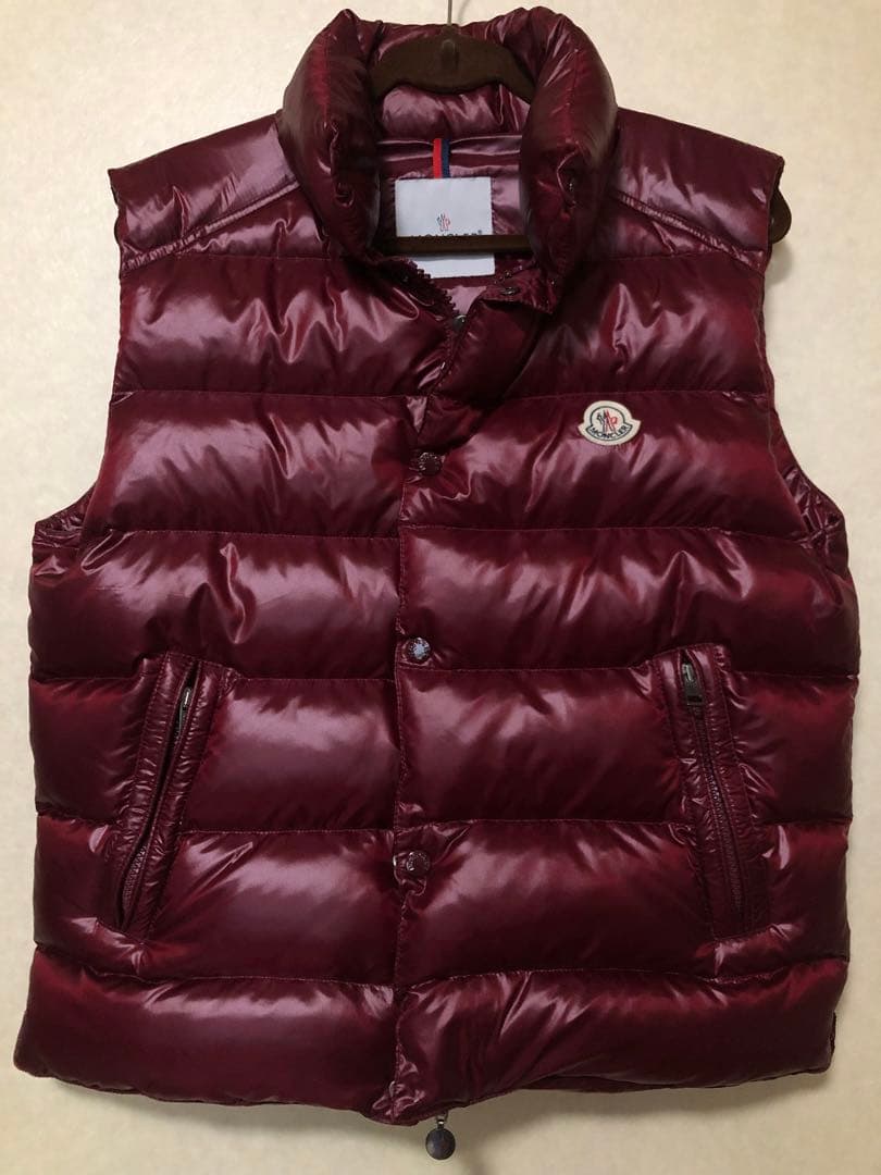 訳あり【MONCLER】モンクレール ダウンベスト 希少色 ボルドー 4 訳