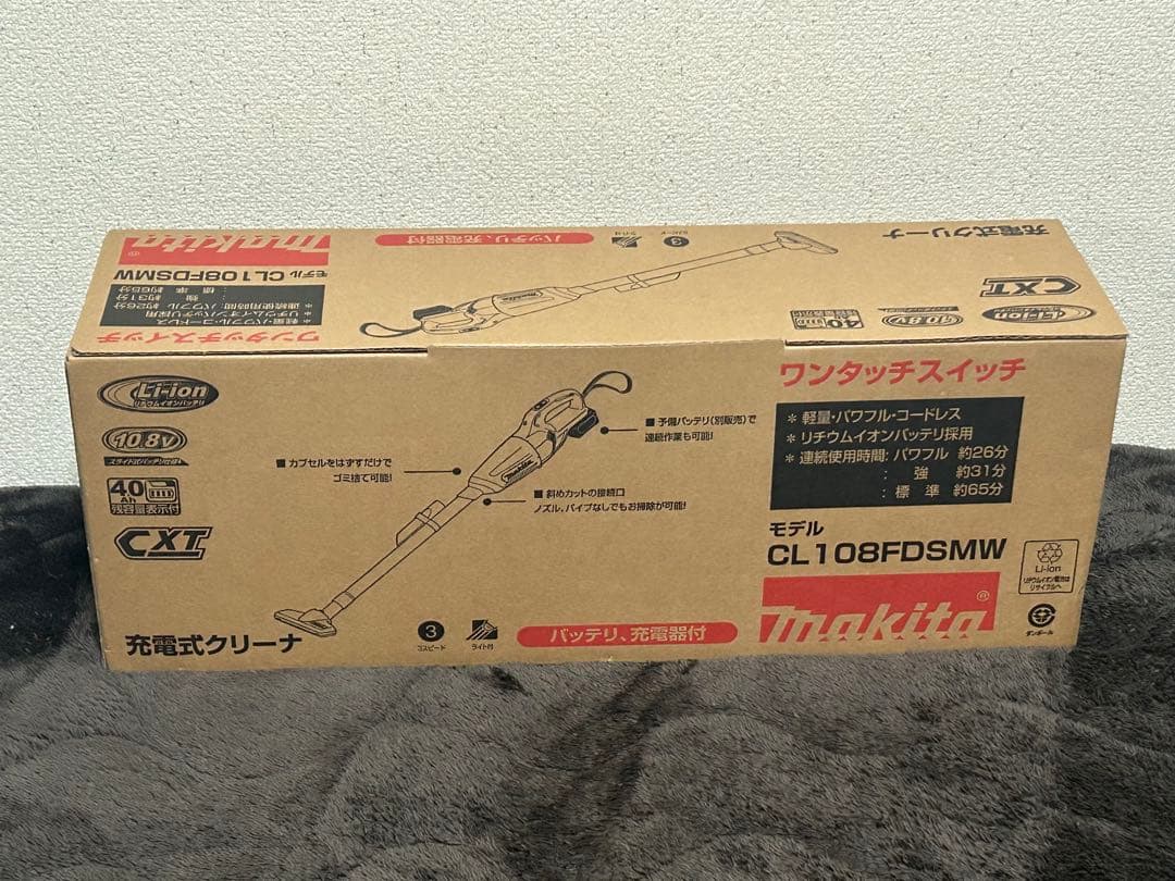 新品‼︎ マキタ ハンディ クリーナー 掃除機（バッテリー　充電器付） マキタ（makita） CL286FDZW 充電式クリーナー(掃除機) 18V 充電器