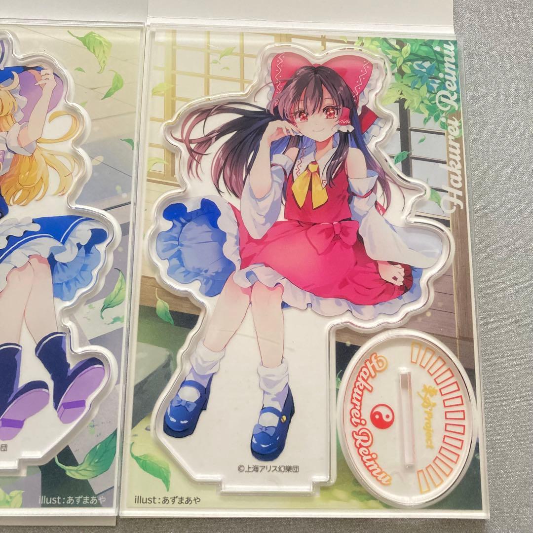 東方Project ダイソー BIGアクリルスタンド 博麗霊夢 霧雨魔理沙