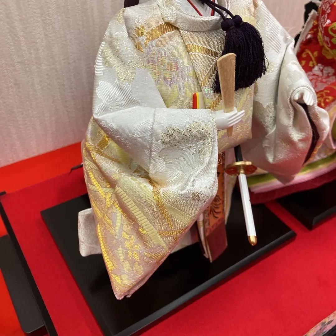 ゆず様専用K8 親王ケース オルゴールつき 立ち雛 アクリルケース 巾48