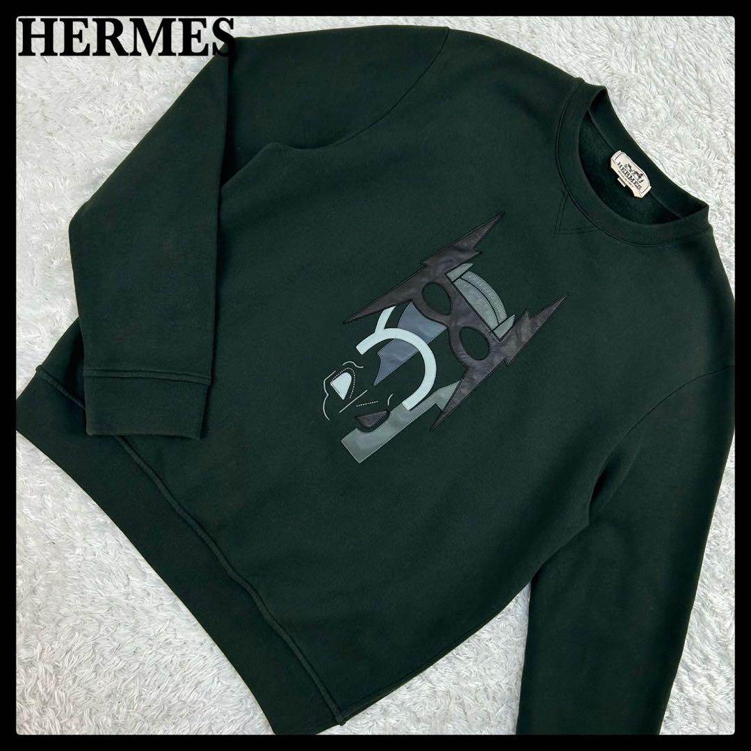 5263【希少】エルメス☆レザーロゴ入りスウェット 入手困難 即完売注意 緑色 楽天市場】≪5千円OFFクーポン対象≫エルメス HERMES Punk'H
