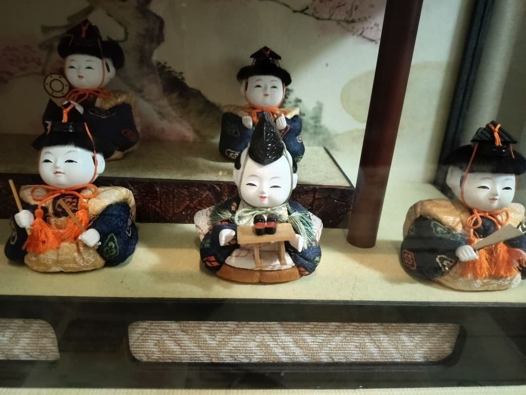 昭和40年代 アンティーク 希少雛人形 (オルゴール、ライト付き) - メルカリ