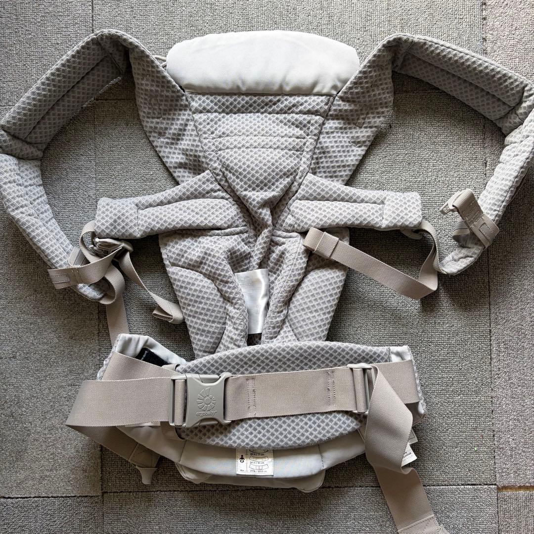 エルゴ オムニブリーズ ergobaby パールグレー メッシュ 抱っこ紐