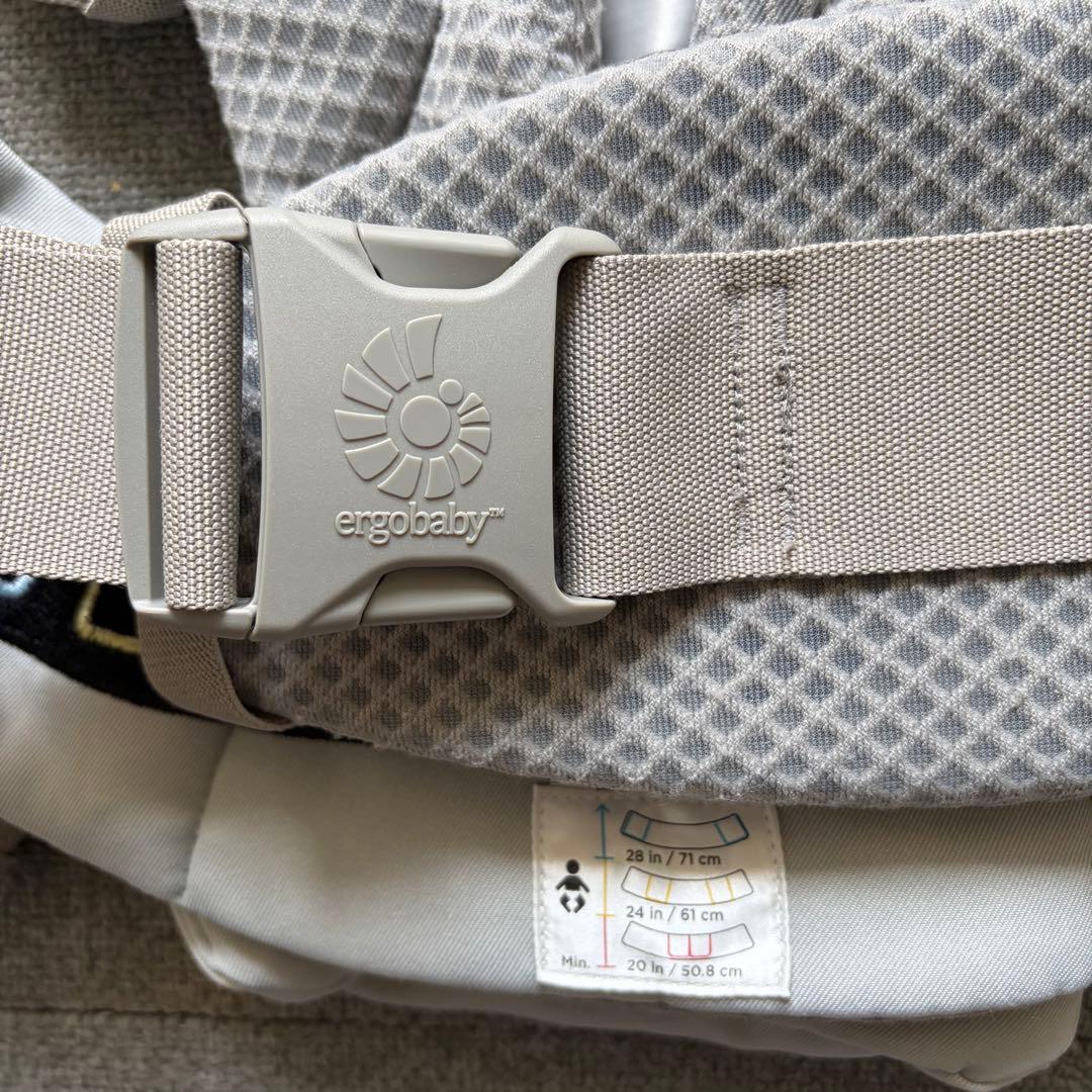 エルゴ オムニブリーズ ergobaby パールグレー メッシュ 抱っこ紐