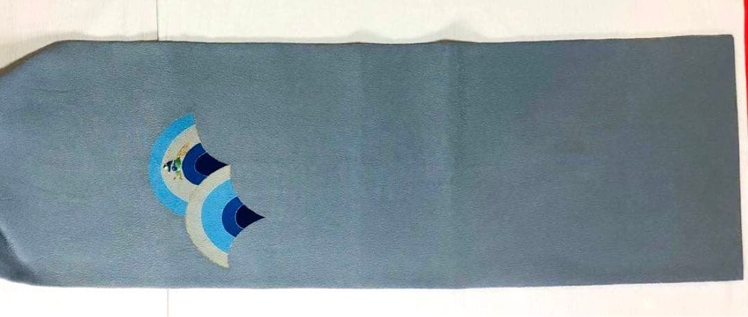 お値打 長尺】名古屋帯 下村玉廣 昔話 鬼縮緬 帯丈400cm 帯幅31cm