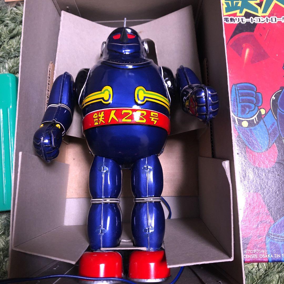 お値下げ中 鉄人28号 ブリキおもちゃ 電動リモートコントロール - メルカリ