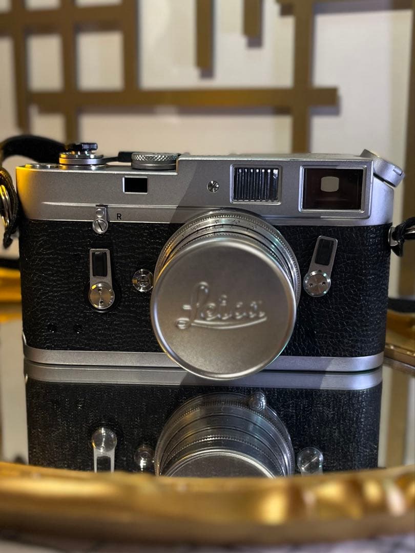 Leica M4 シルバー 121万番台 5cmレンズ Lマウントアダプター付 SHOTEN LM-LSL M II（ライカMマウントレンズ → Lマウント変換