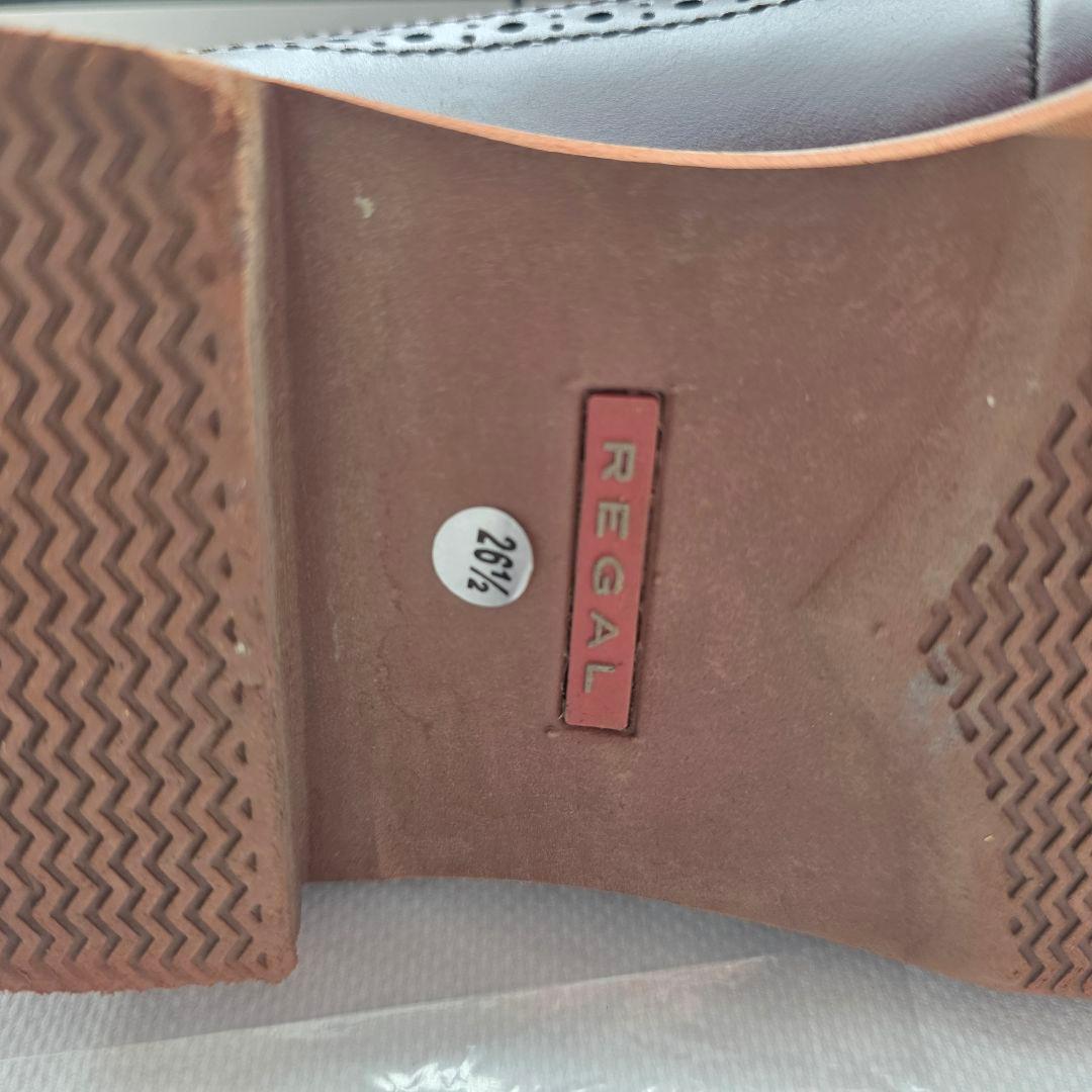 K様【中古/美品】REGALバーガンディ レザー ブローグシューズ 26.5cm