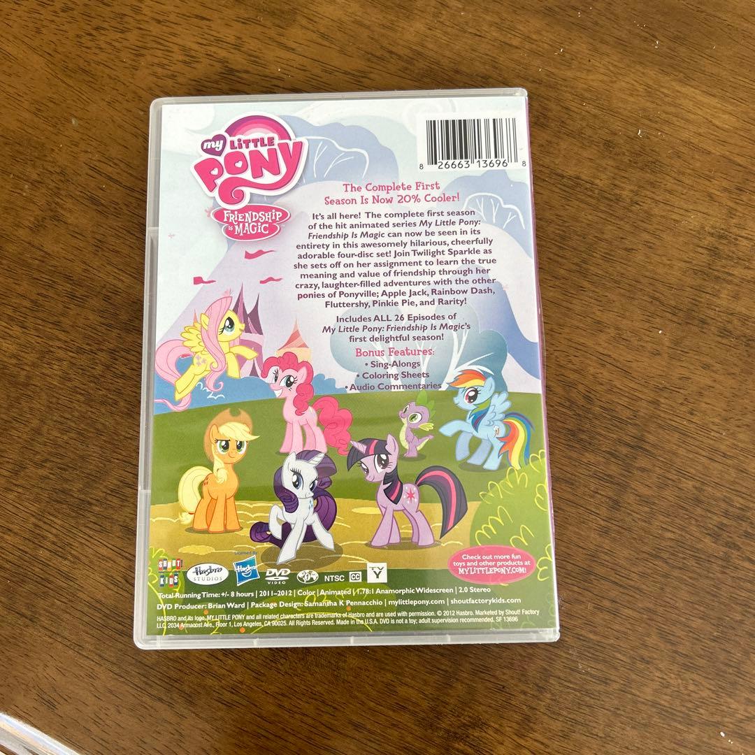マイリトルポニー英語My little pony season1 DVD 4枚組 - メルカリ