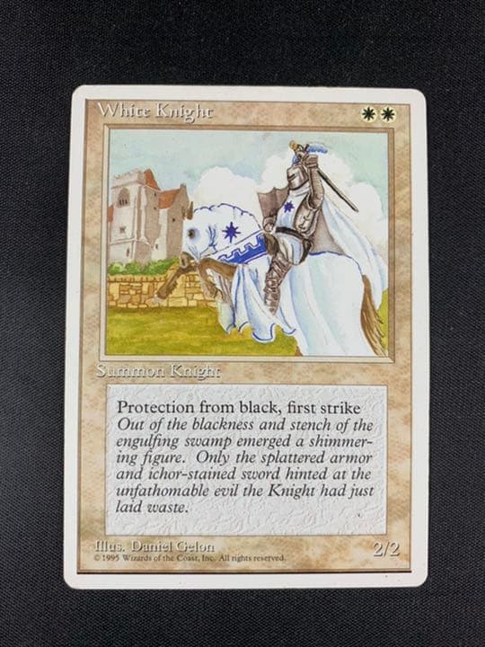 MTG 【アルターネイト版】《白騎士/White Knight》[4ED] 白U - メルカリ