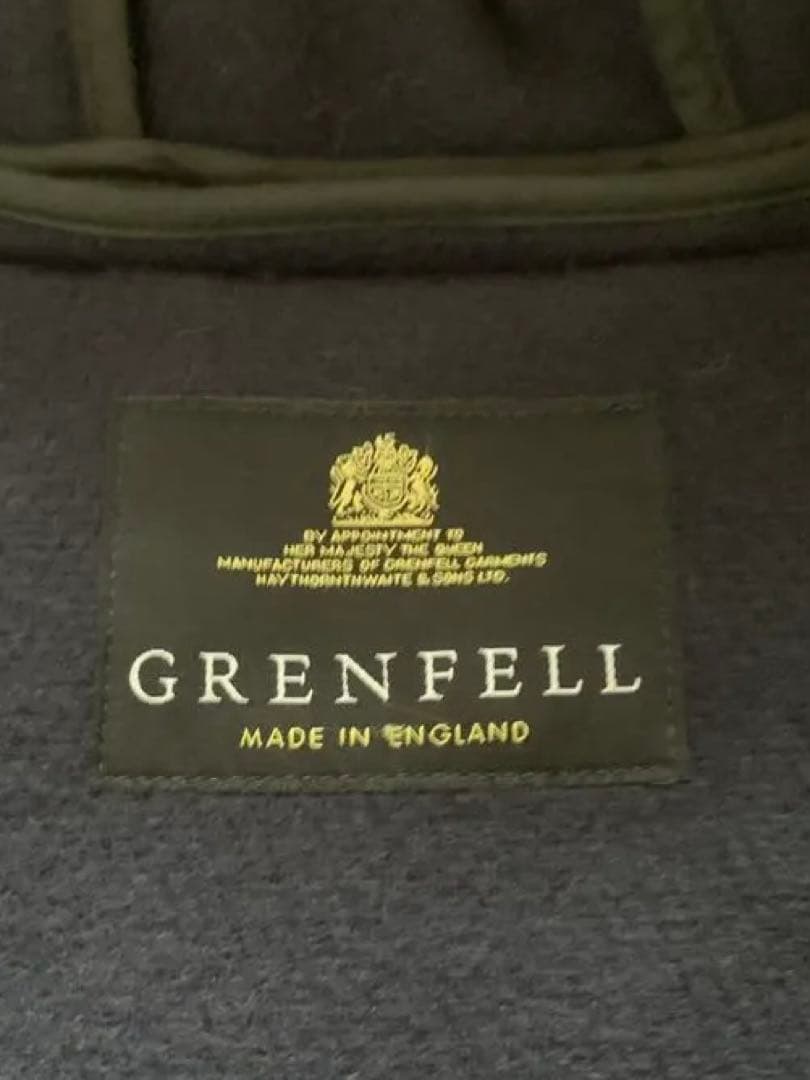 GRENFELL グレンフェル ネイビー ダッフルコート 36サイズ - メルカリ