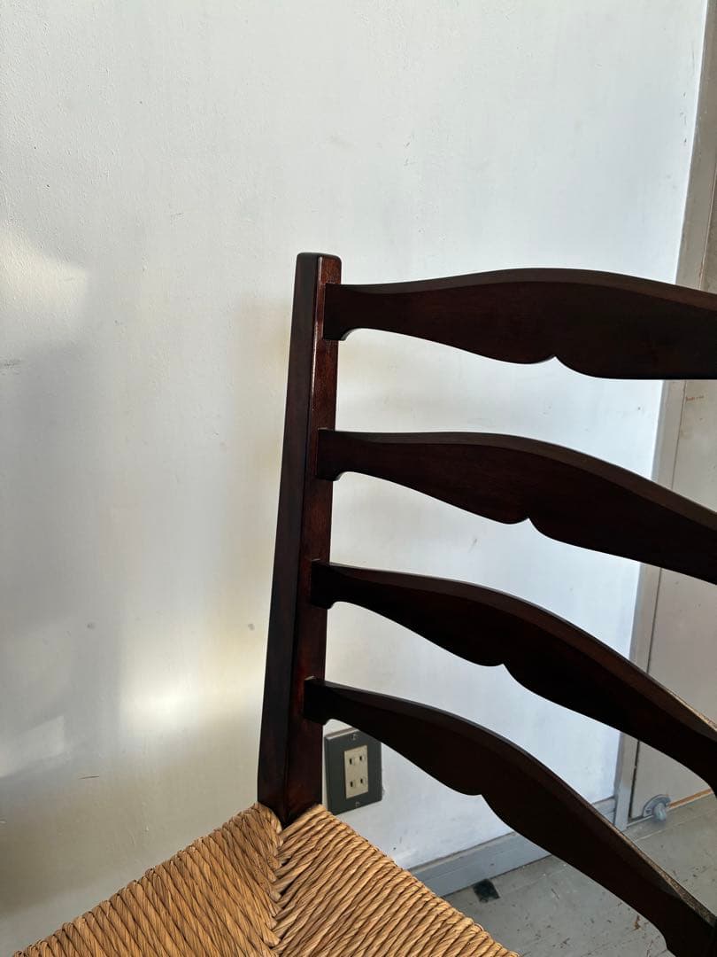 松本民芸家具 517型ラッシチェア ラダーバック バーナードリーチ 柳