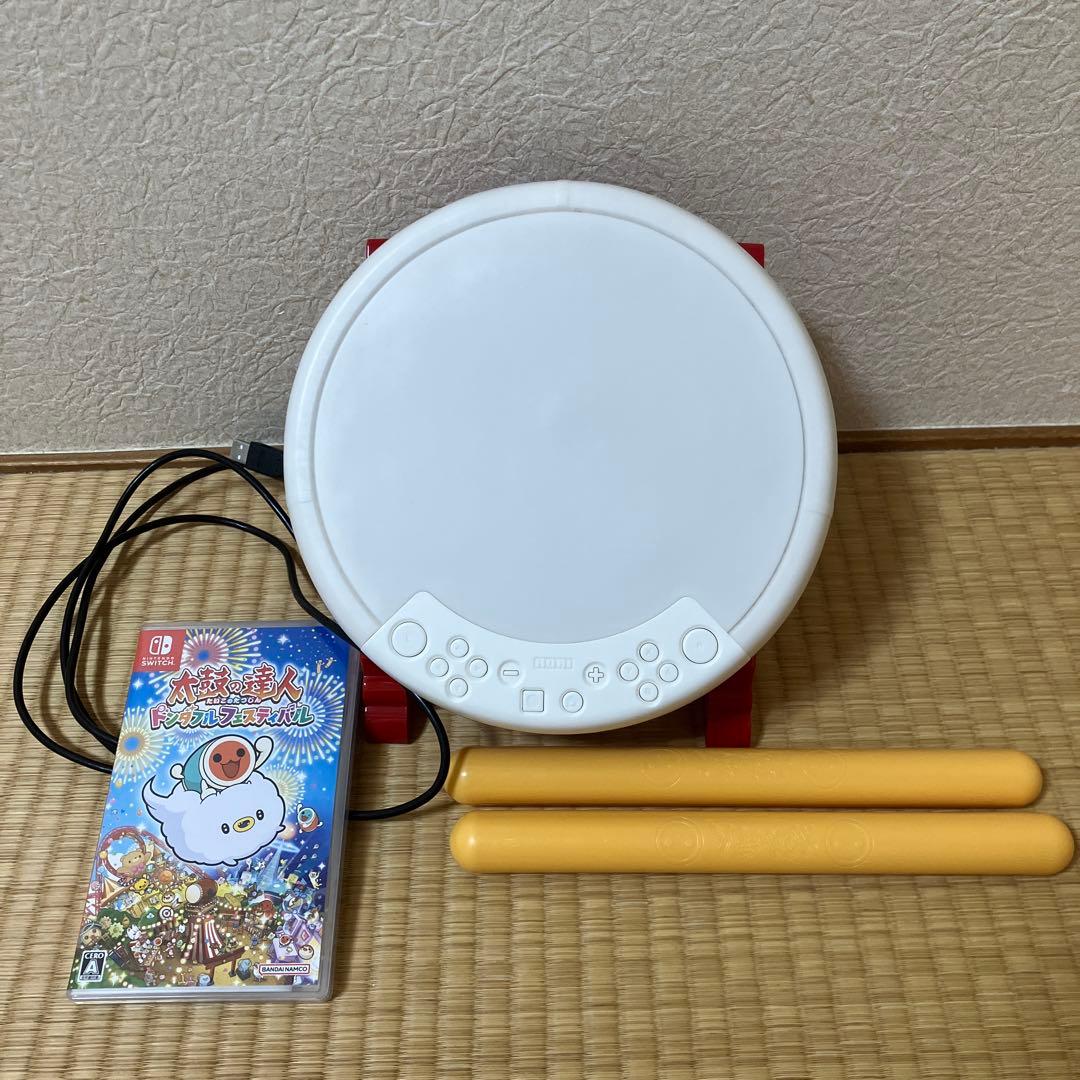 太鼓の達人　ドンダブルフェスティバル　太鼓とバチ　セット Amazon.co.jp: 太鼓の達人 ドンダフルフェスティバル+太鼓の達人