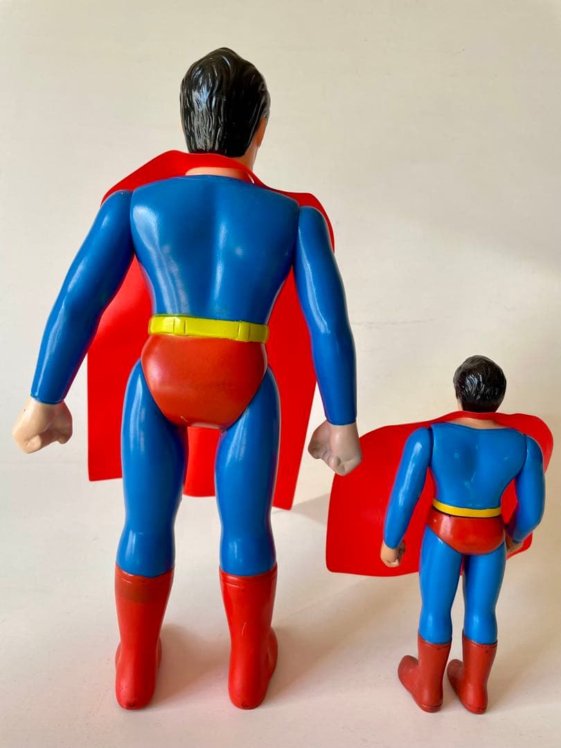 スーパーマン フィギュア 2体セット ビンテージ 昭和レトロ レア