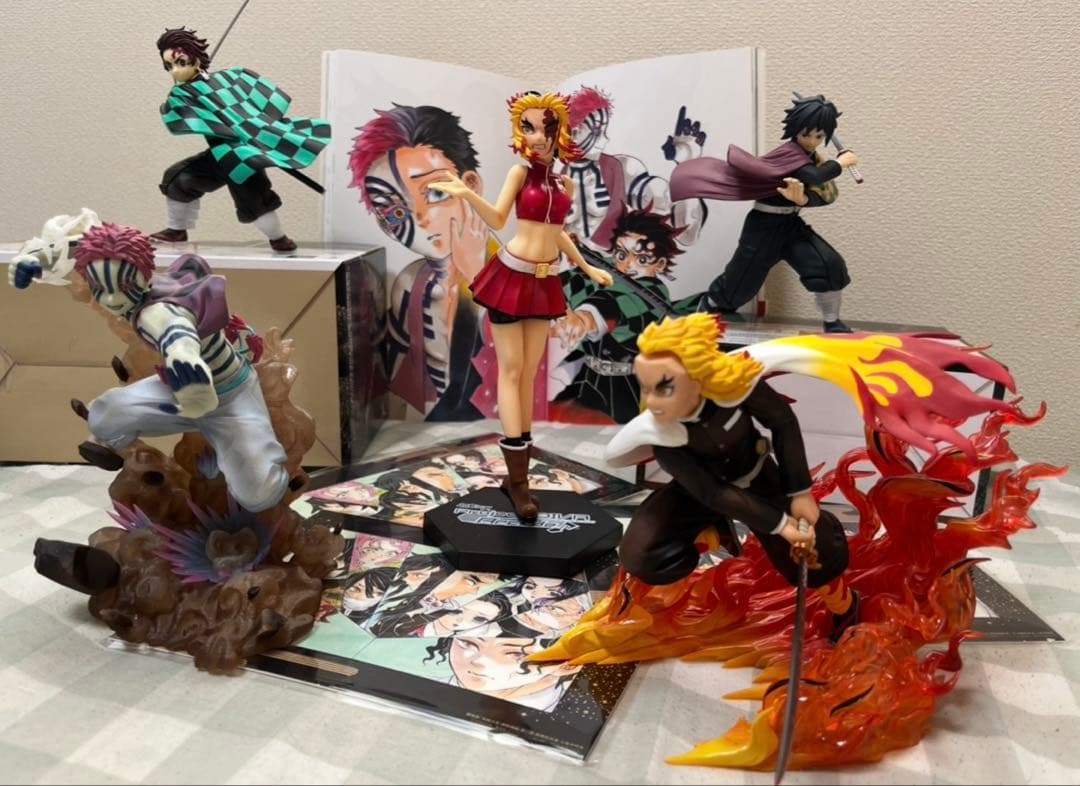 竈門炭治郎 冨岡義勇 煉獄杏寿郎 猗窩座 - メルカリ