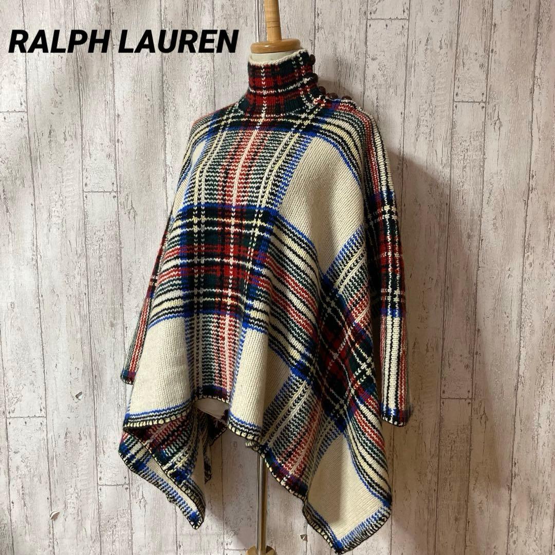 RALPH LAUREN ラルフローレン カシミア ウールケープコート ポンチョ 新作! Ralph Lauren(ラルフ)ウール ケープコート (Ralph Lauren