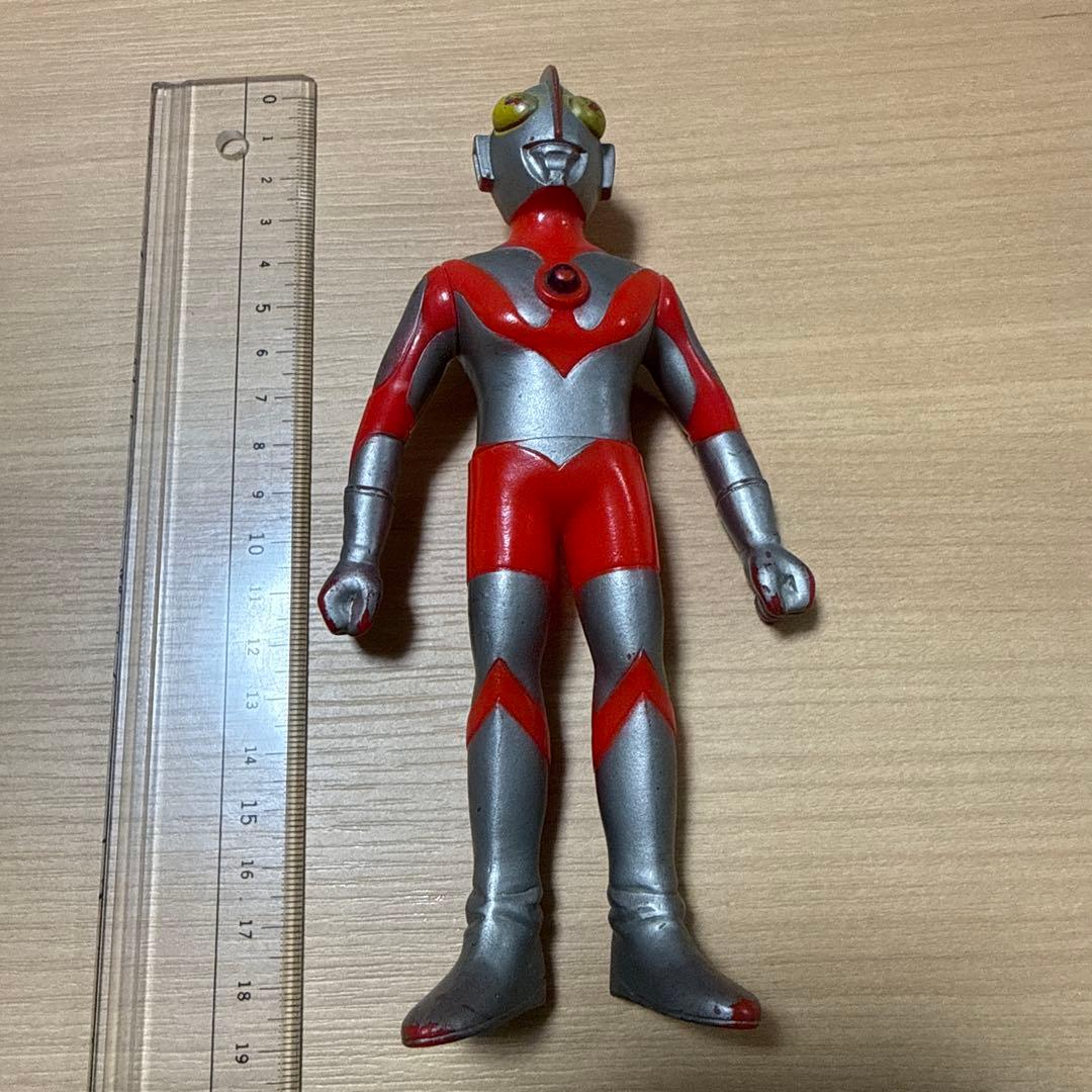 ウルトラマン ソフビ 1970年代 ポピー 足型 16.7センチ 昭和レトロ
