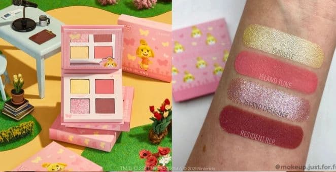 ☆あつまれどうぶつの森 あつ森 Colourpopコラボ アイシャドウ限定