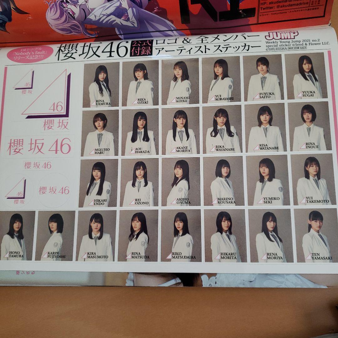 週刊ヤングジャンプ　全47冊　2021年度 　切り抜きなし。