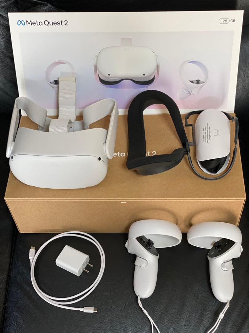  QUEST 2 128GB 【おまけ2点付き】 Quest 2 VRゴーグル VRヘッドセット 128G おまけ付