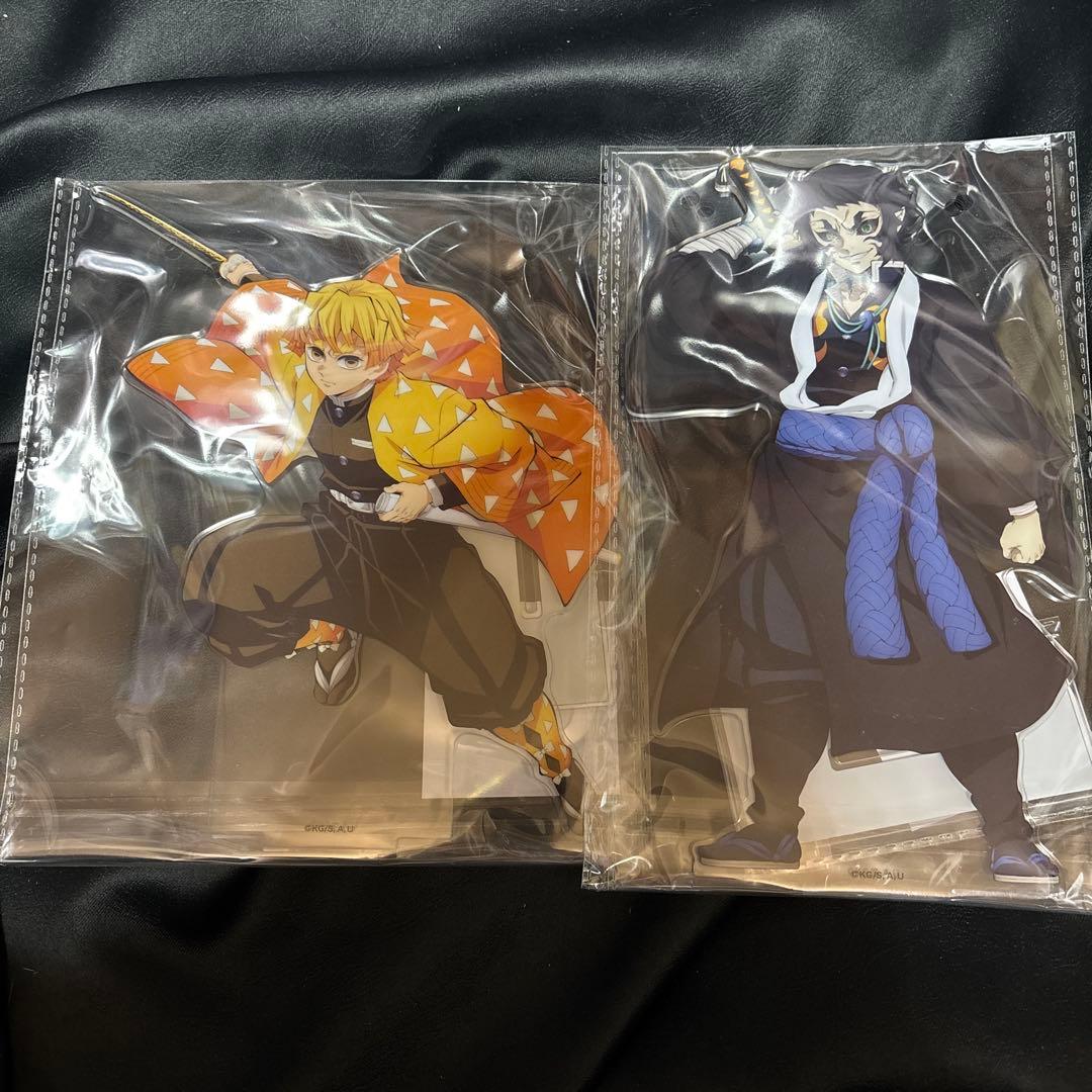 鬼滅の刃 アニプレックスオンラインくじ 善逸 獪岳 ビッグアクリル