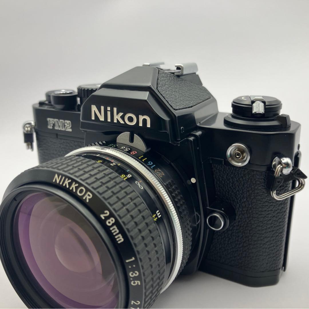 ニコン Nikon NEW FM2 + NIKKOR 28mm F3.5（箱付）