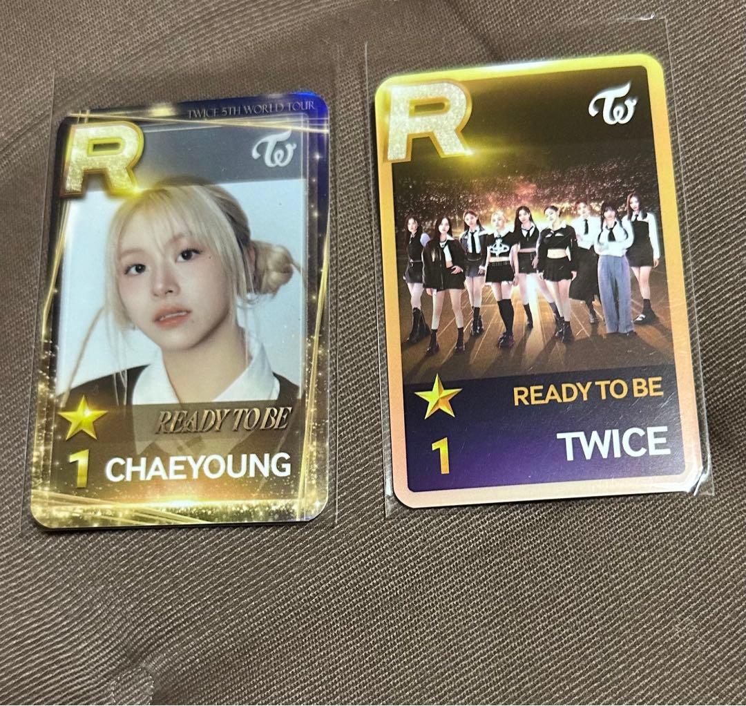TWICE チェヨン superstarJYP リアルカード TWICE WORLD TOUR READY TO BE SSJYP Superstar Limited Official