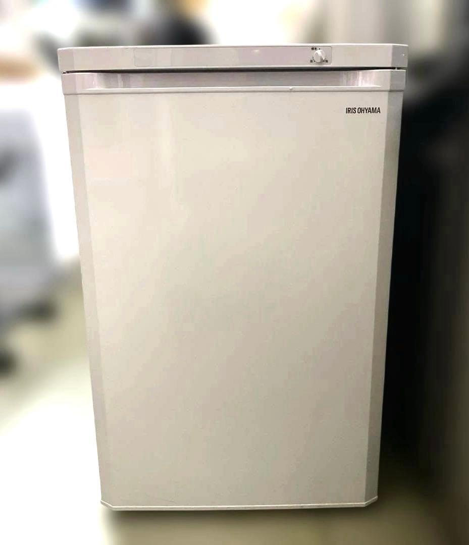 アイリスオーヤマ 1ドア ノンフロン冷凍庫 IUSD-9B-W IRIS OHYAMA（アイリスオーヤマ） ノンフロン前開き冷凍庫 85L IUSD-9B