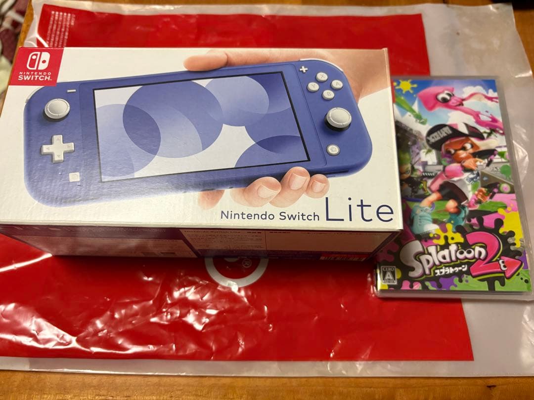 Nintendo Switch Lite 青 + Splatoon 2未開封 Nintendo Switch Lite 青 + Splatoon 2未開封 Nintendo Switch Lite 青