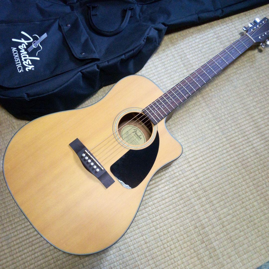 フェンダー エレアコーステックギター CD 100CE Amazon | Fender Acoustics CD-100CE V2 NAT | エレアコギター | 楽器