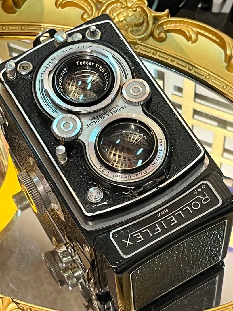 Rolleiflex Tessar 75mm f3.5 オーバーホール済 Rolleiflex 3.5(Type K4) 75mm f3.5 Zeiss Oberkochen Opton Tessar