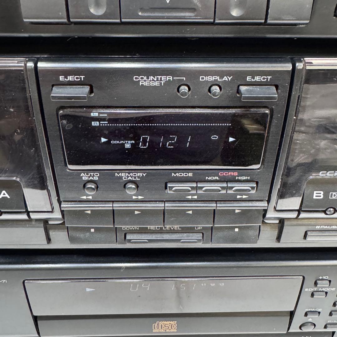 KENWOOD ROXY J5 システムコンポ 取説 リモコン付 動作現状品