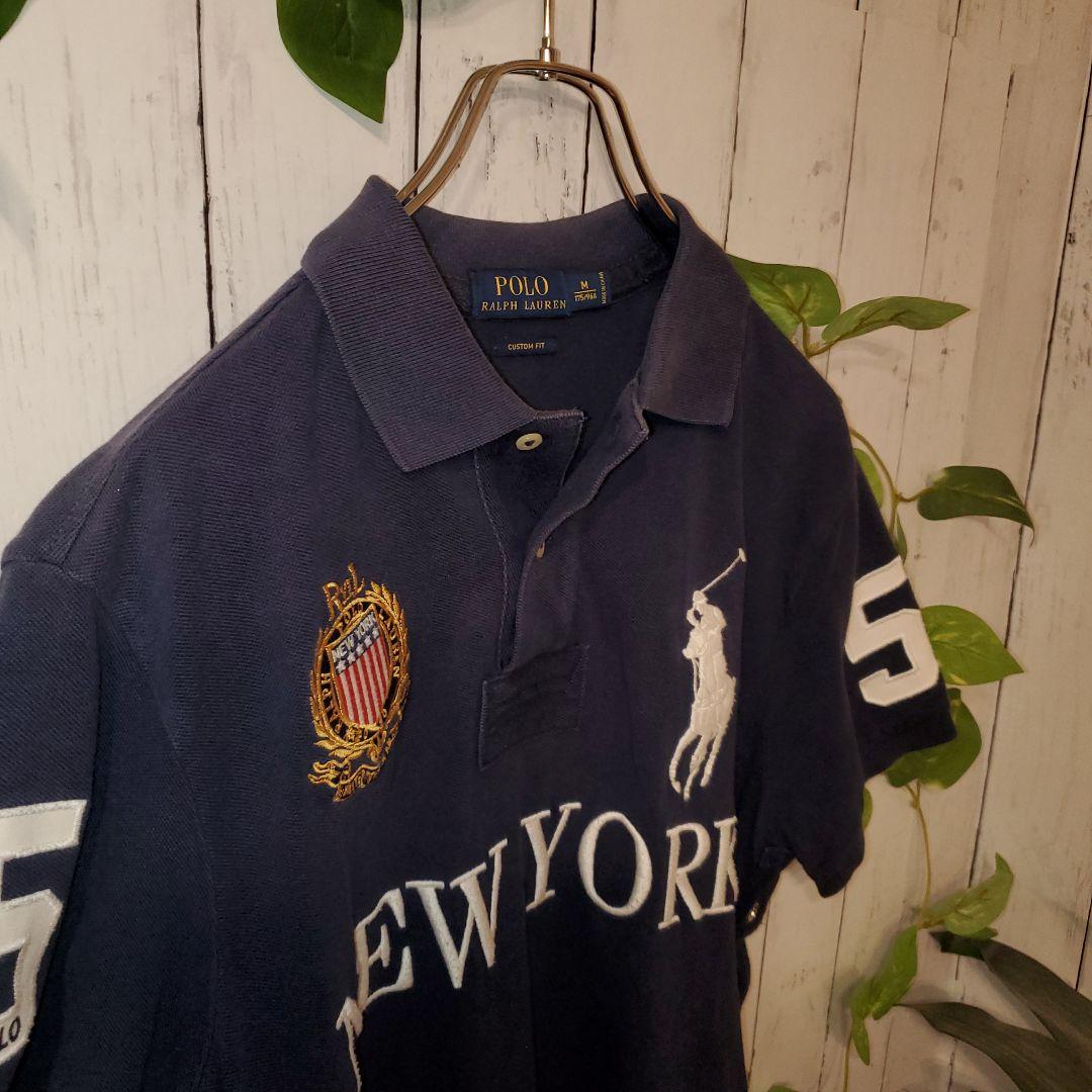 POLO RALPH LAUREN ビッグポニー NEWYORK 5 ポロシャツ - メルカリ