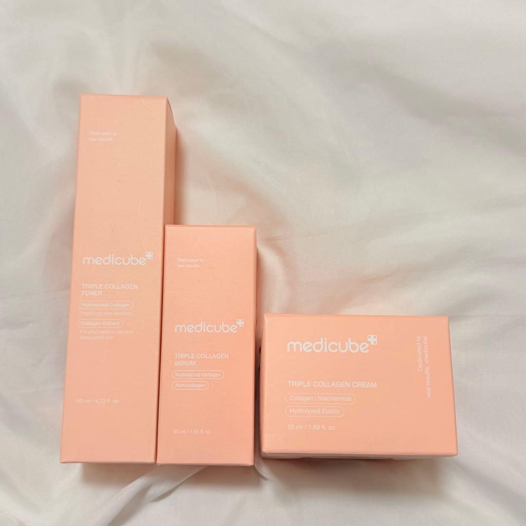 新品未使用 medicube トリプルコラーゲン トナー&セラム&クリーム