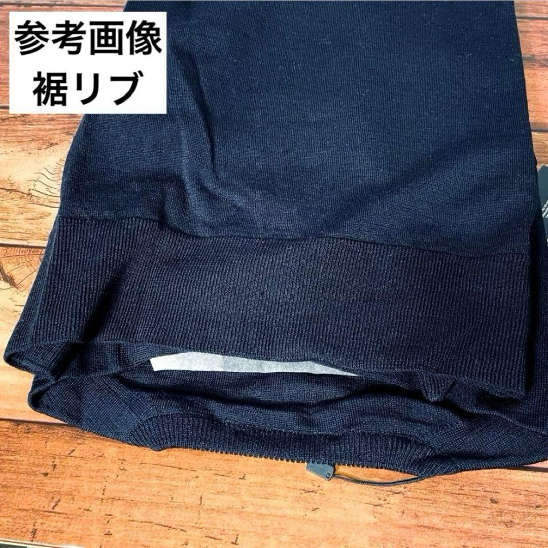 新品タグ付】ジョンスメドレー Vネックニット ASHMOUNT ネイビー M