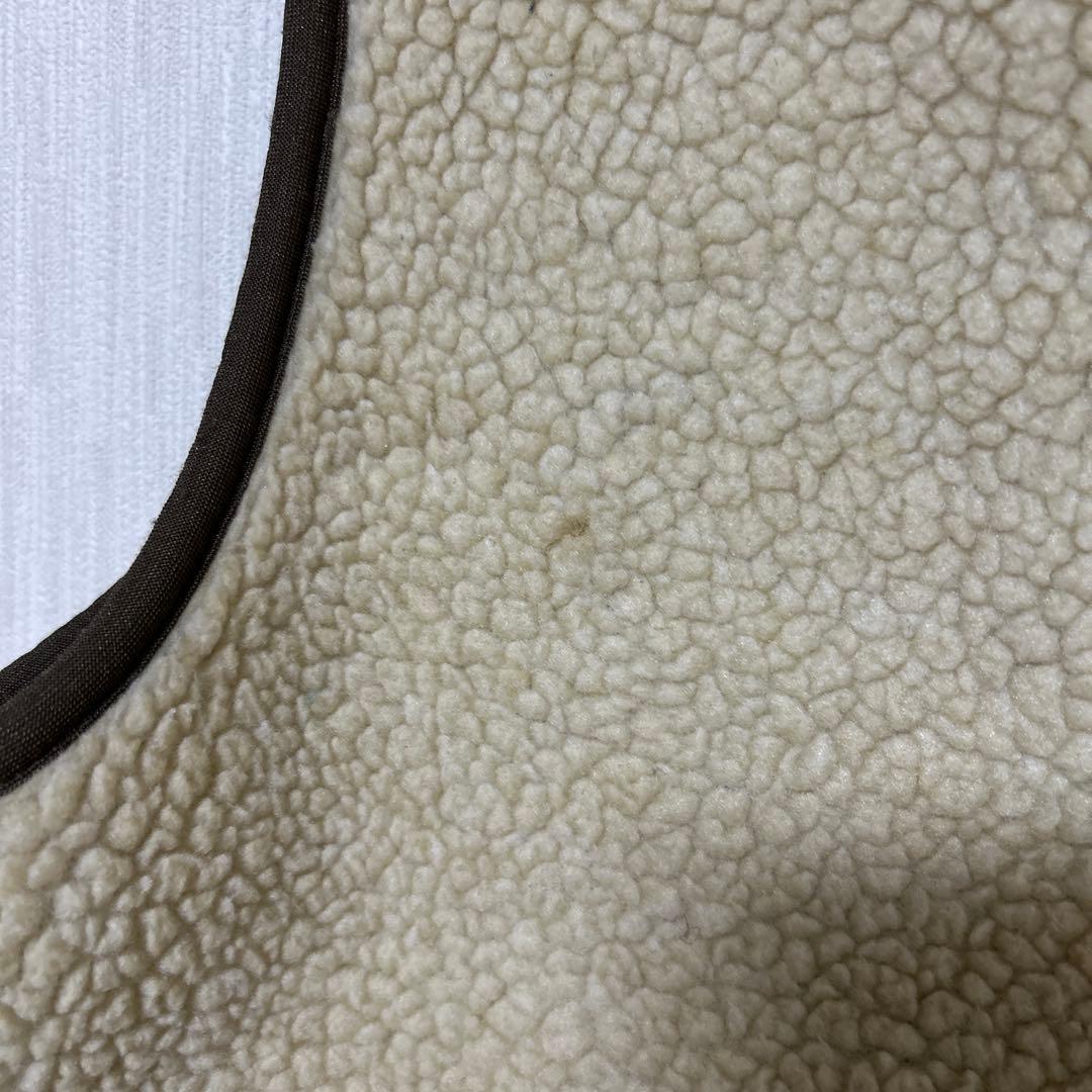 patagonia フリースベスト Sサイズ クリーム - メルカリ