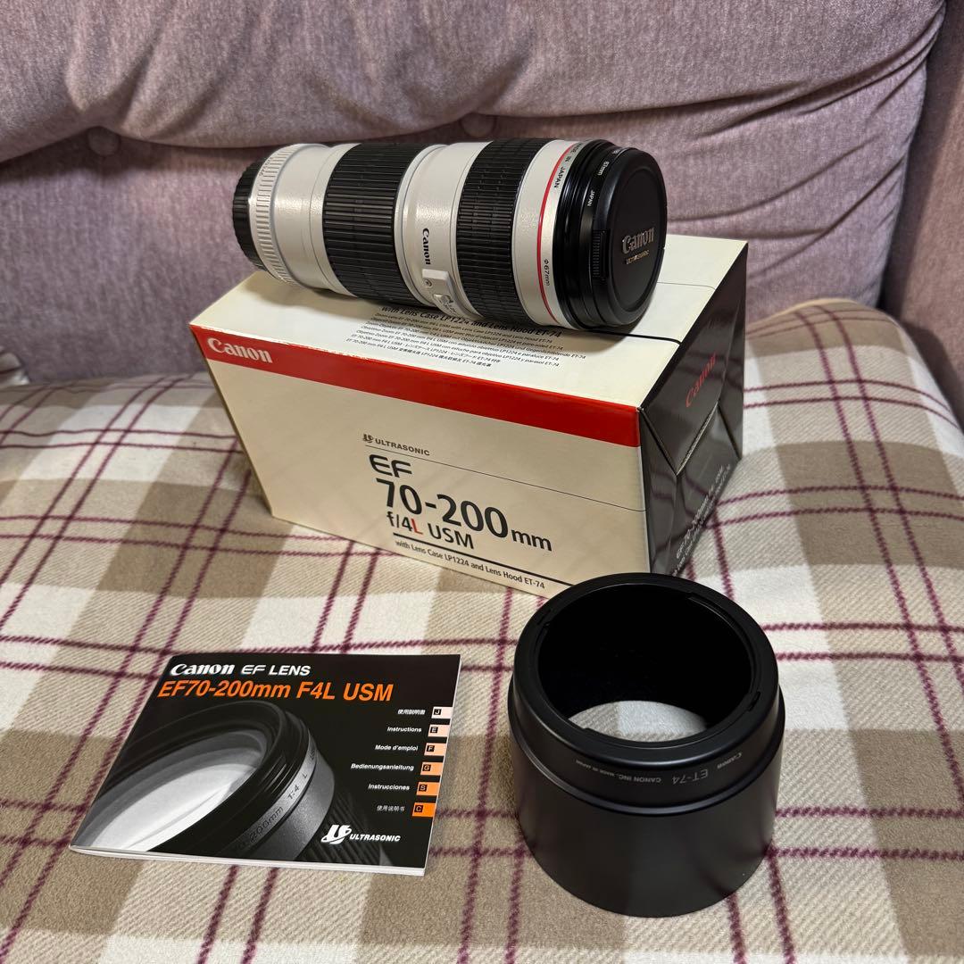 【中古美品】EF 70-200mm f/4L USM Canon EFレンズ 望遠レンズ CANON キヤノン EF 70-200mm F4L IS II USM 中古