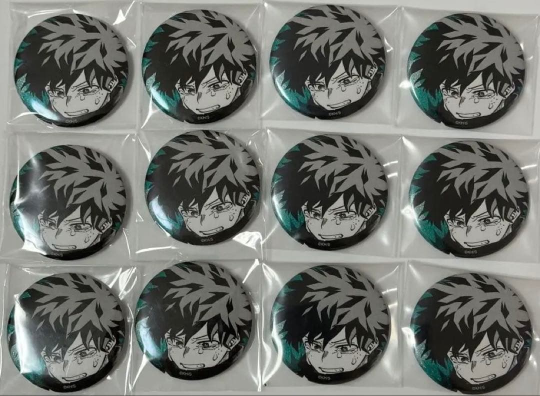 ヒロアカ emotions 緑谷出久 缶バッジ 僕のヒーローアカデミア』缶バッジ 緑谷出久 BE3: アクセサリー類