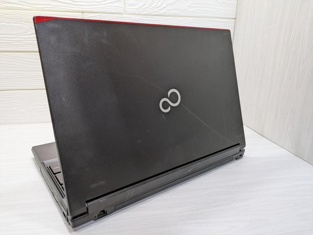 Windows11ノートパソコン✨オフィス付き✨富士通 大容量HDD Wi-Fi