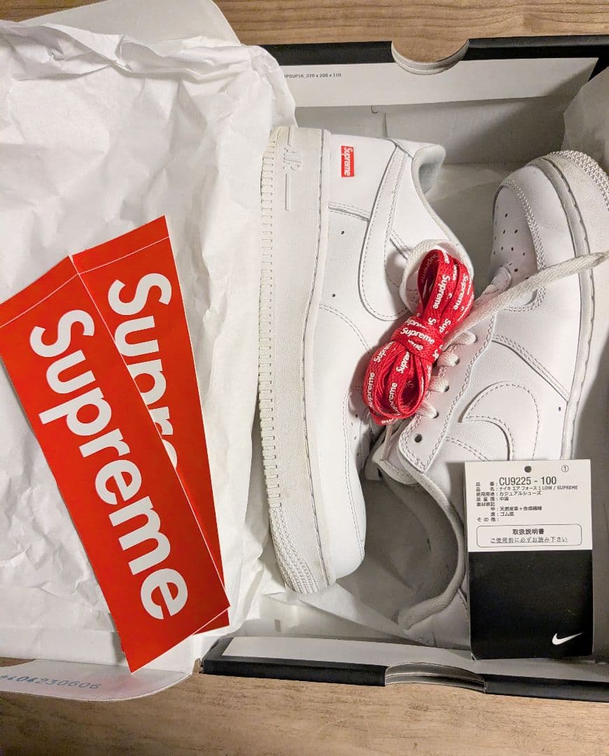 中古 SUPREME × NIKE AIR FORCE 1 LOW 白 25cm 楽天市場】Supreme × Nike Air Force 1 Low 