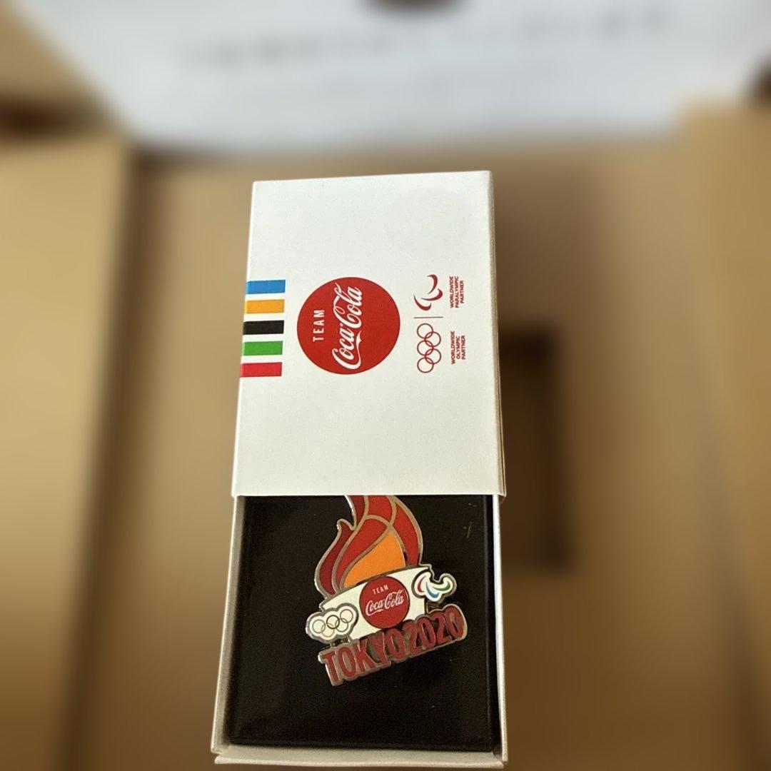 東京2020 オリンピック コカコーラ ピンバッジ 聖火 非売品 当選品