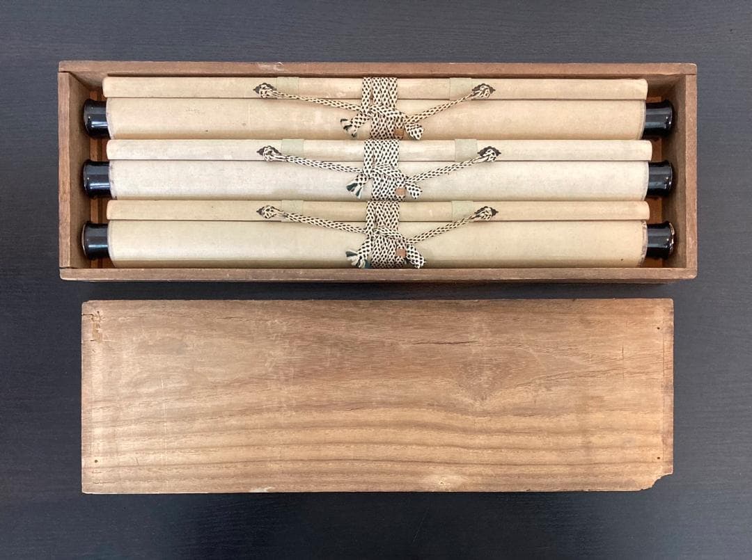 狩野常信「布袋に蘆雁」掛軸 三幅 紙本：江戸幕府 御用絵師 - メルカリ