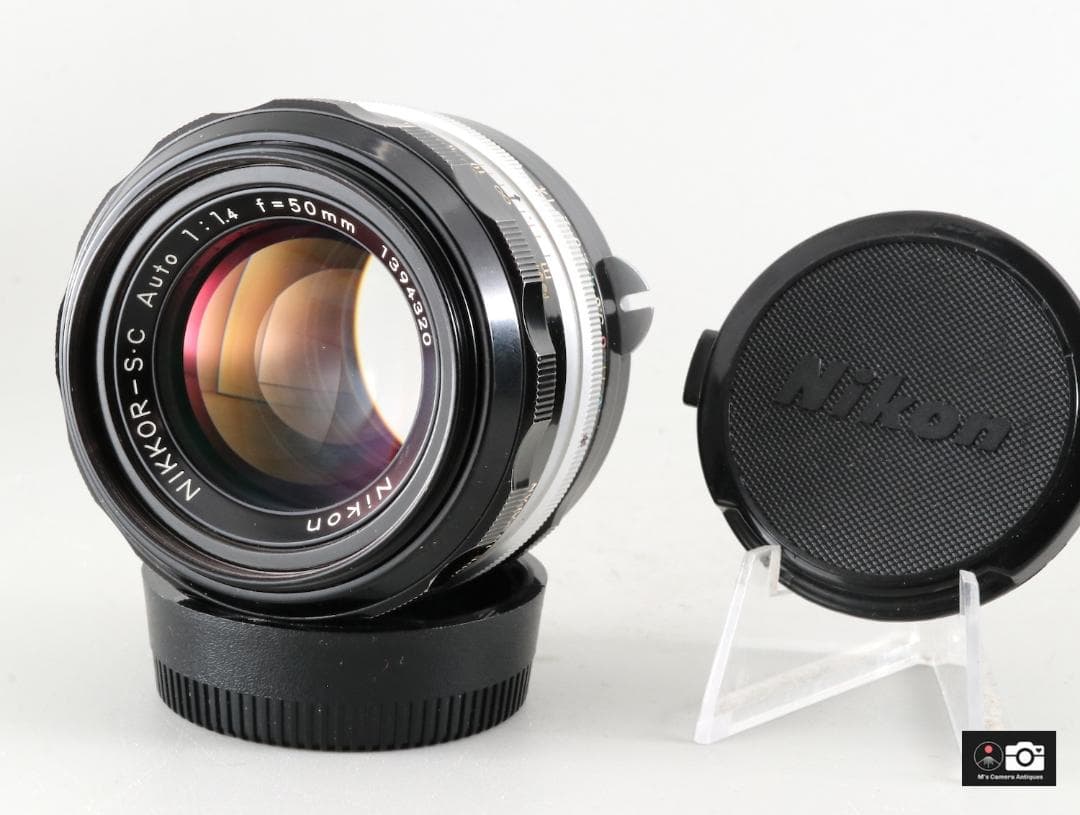 Nikkor SC Auto 50mm F1.4 非Ai レンズ, 整備済 ニコン（Nikon） Nikon NIKKOR-S Auto 50mm F1.4 非Ai 銀枠フィルター